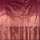 Dual color of maroon kanchipuram silk saree