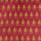Red and yellow georgette saree