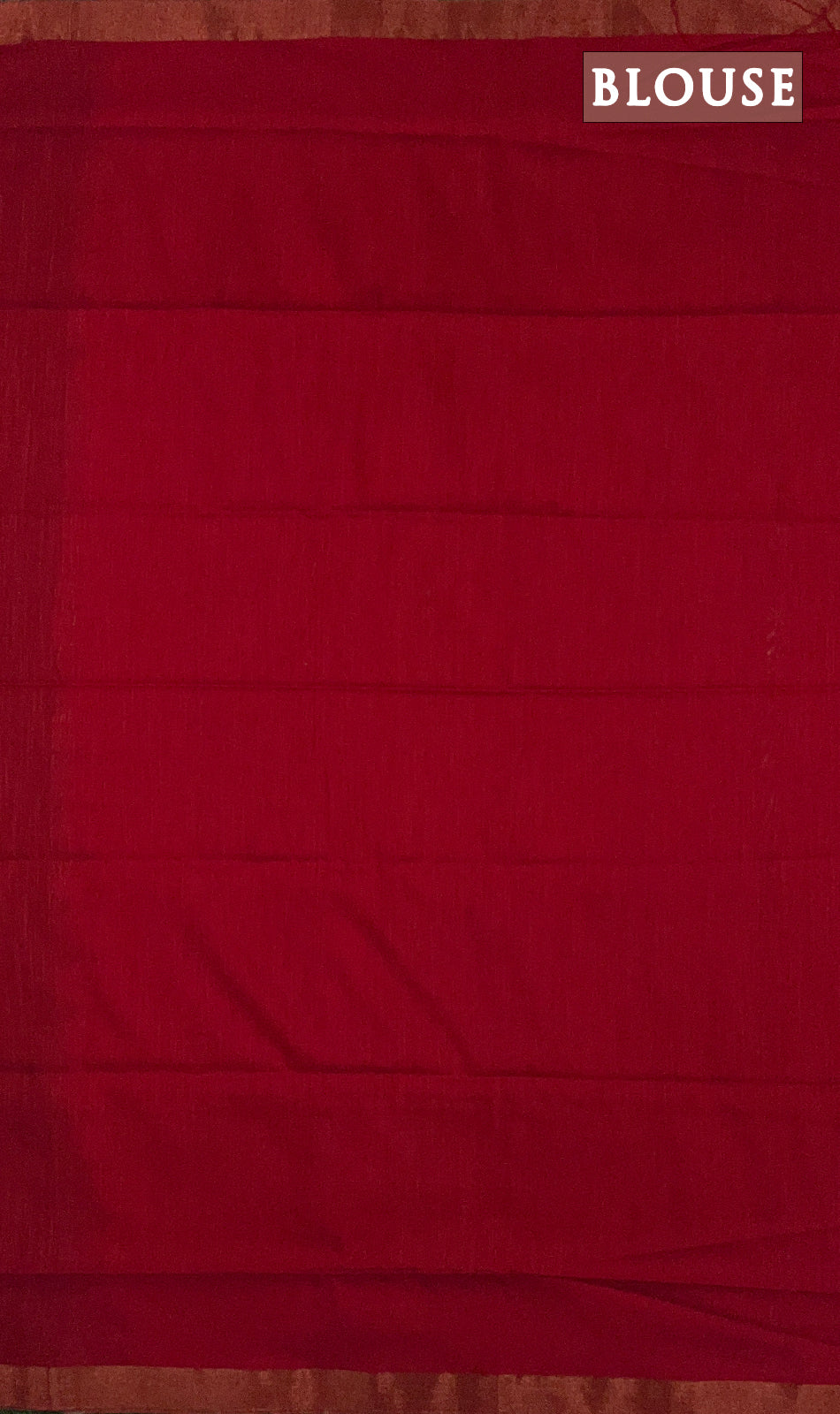 Black and red magizham semi linen silk saree