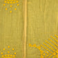 Yellow chiffon saree