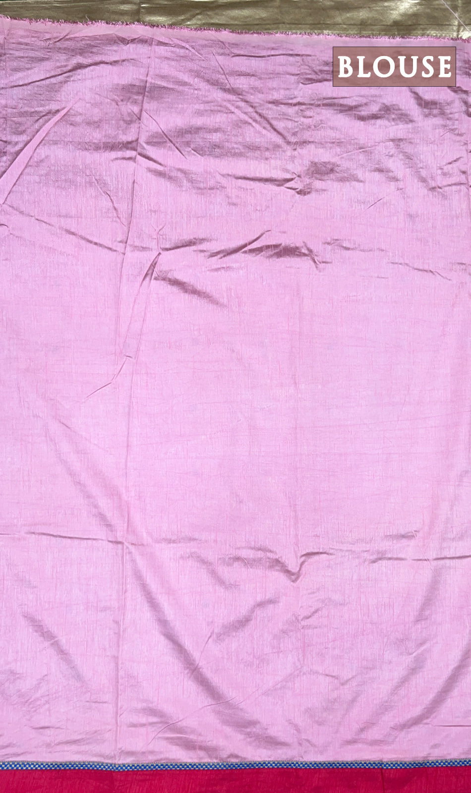 Pink rich linen saree
