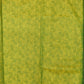 Parrot green double tone pure rich cotton saree