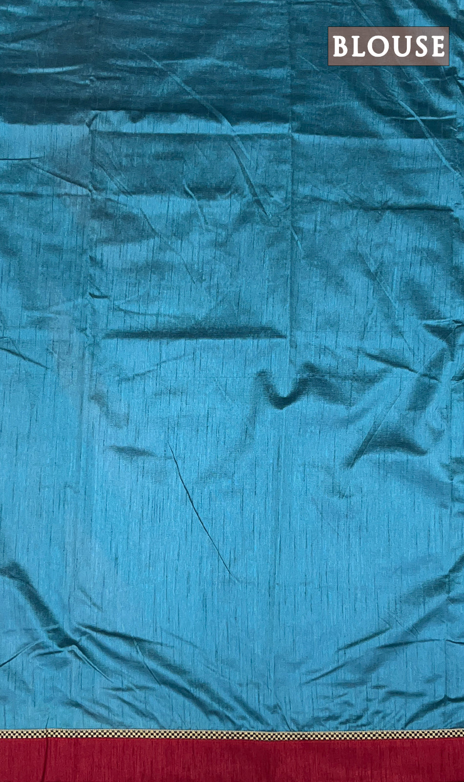 Blue rich linen saree