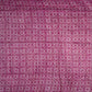 Blue and pink linen batik saree