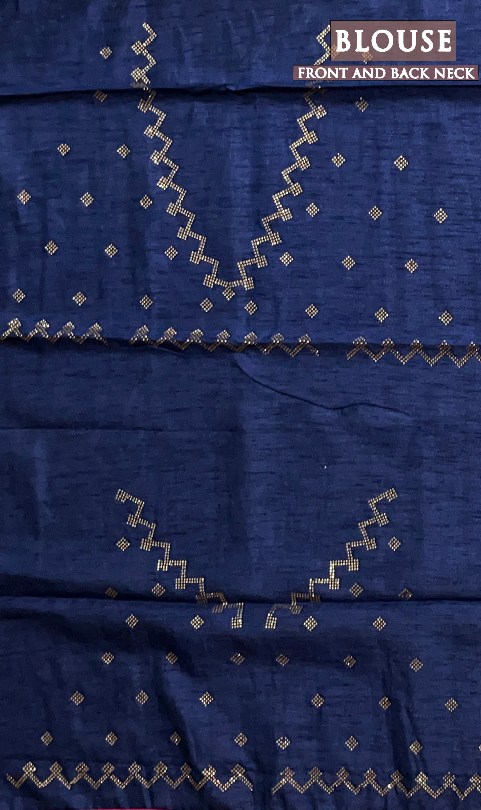 Dual shade of peacock blue satin silk saree