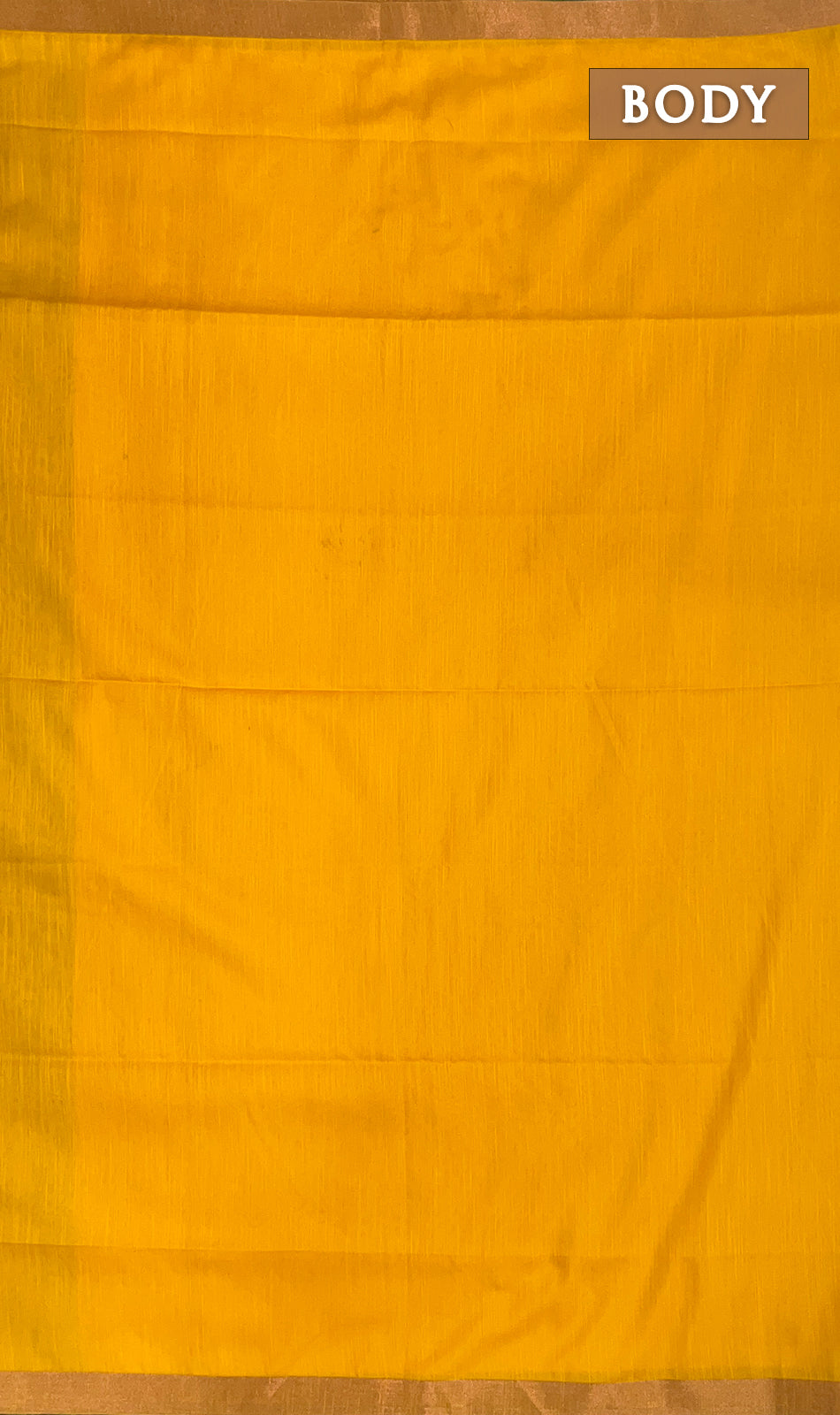 Yellow and green magizham semi linen silk saree