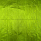 Henna green cotton linen saree
