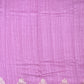 Pink and purple digital print saree