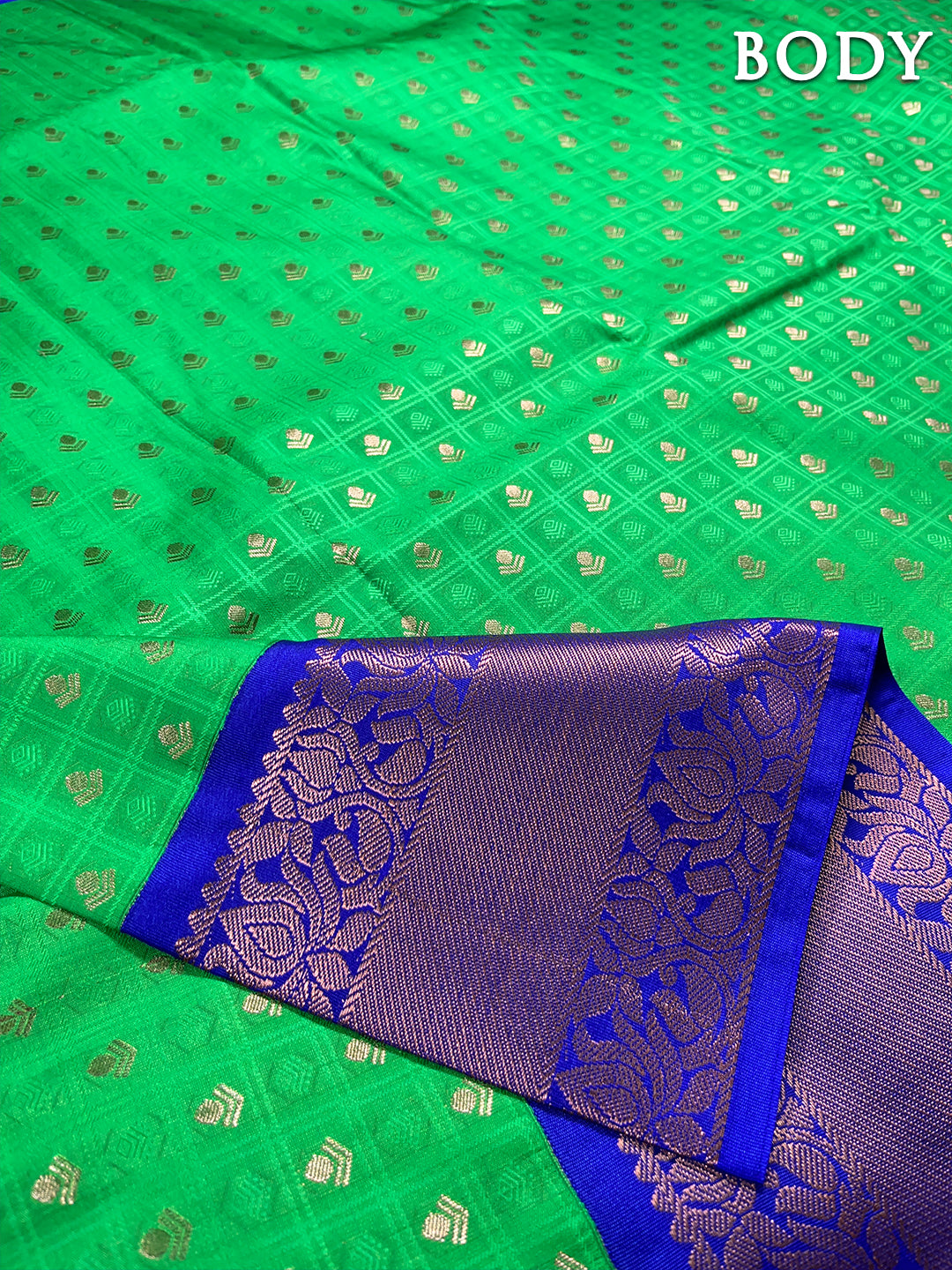 Green kanchipuram silk saree