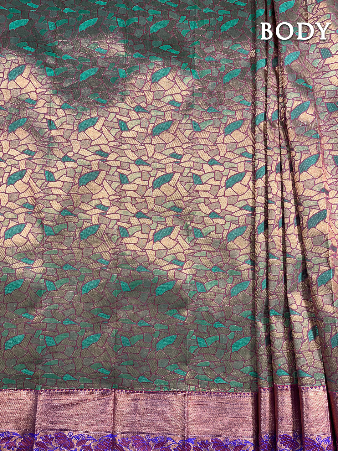 Green kanchipuram silk saree