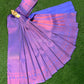 Violet kanchipuram silk saree