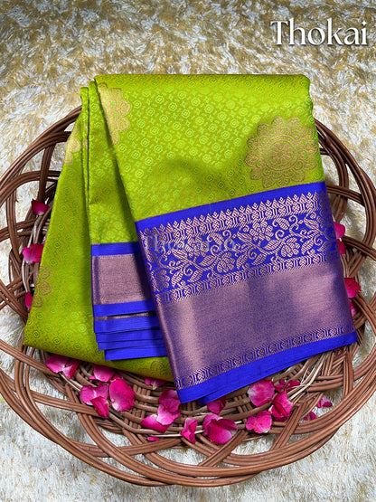 Green kanchipuram silk saree