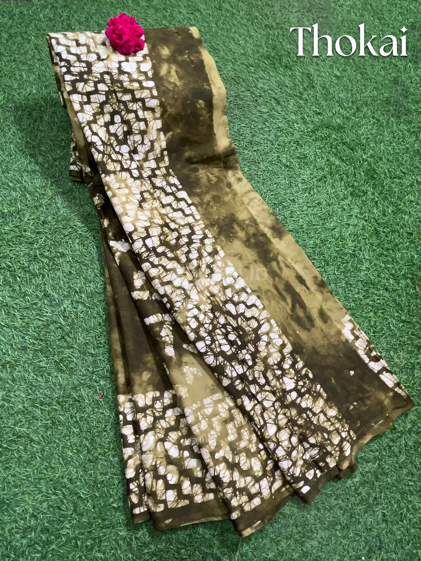 Green narumughai cotton saree