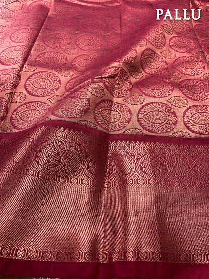 Green kanchipuram silk saree