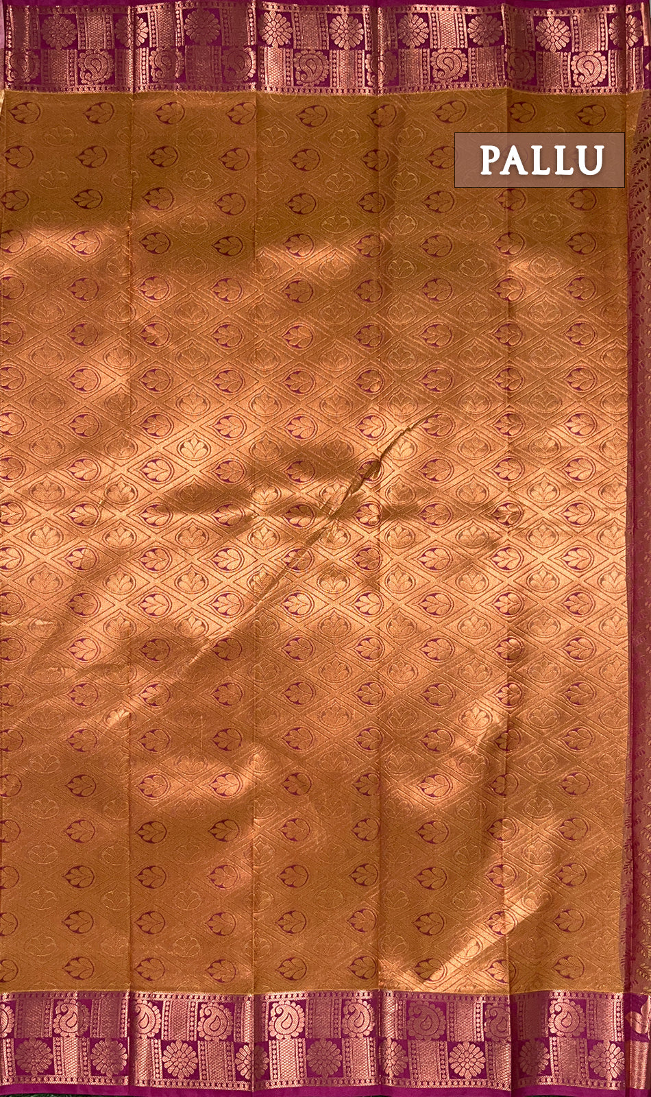 Dual shade of cream and pink semi silk saree