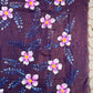 Purple hand painted saree