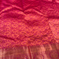 Dual color of red kanchipuram pure silk saree