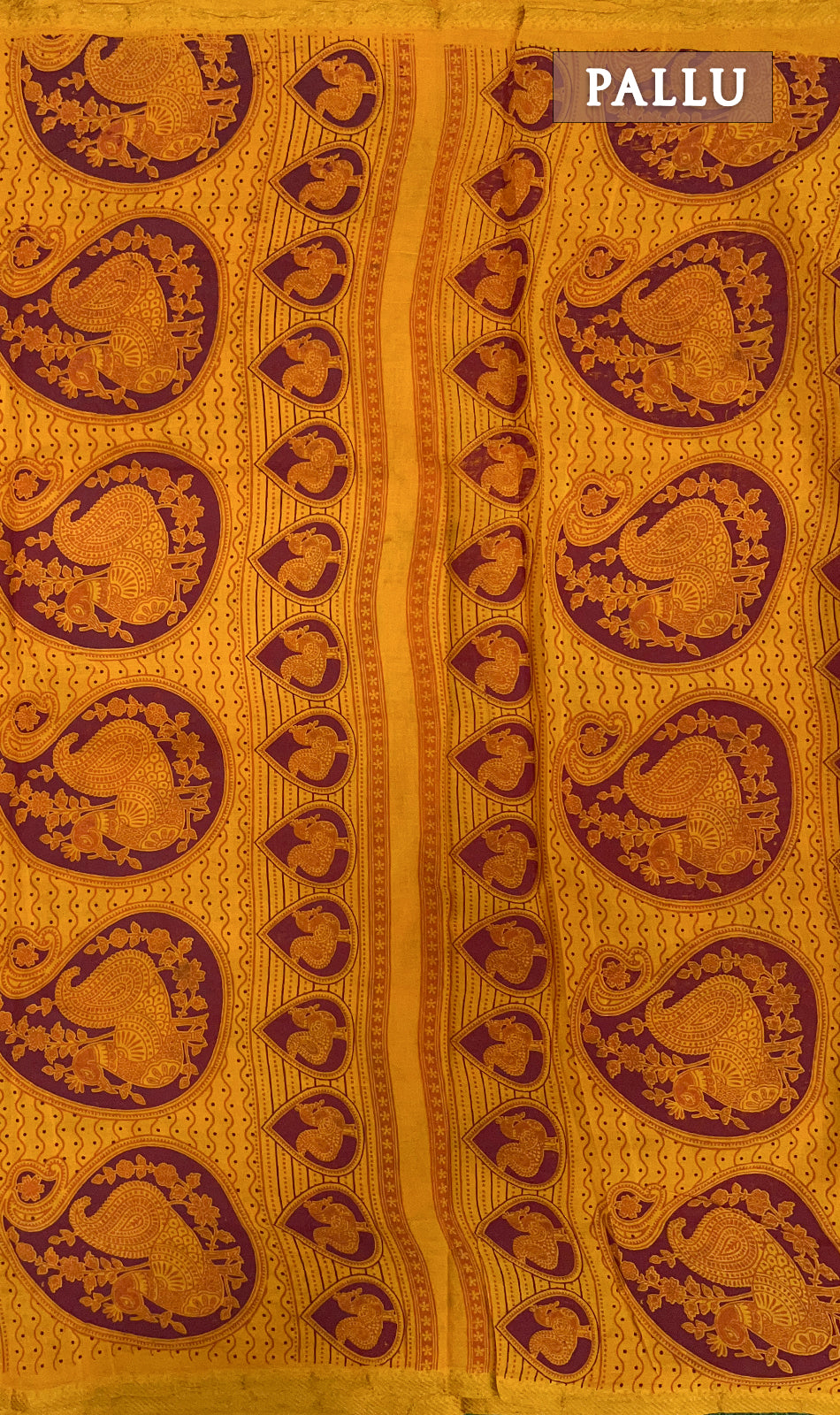Mustard yellow thokai sungudi cotton saree