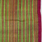 Black and brown printed cotton saree