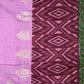 Pink and purple digital print saree