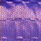 Dual shade of purple and royal blue semi silk saree