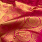 Dual color of light pink kanchipuram pure silk saree